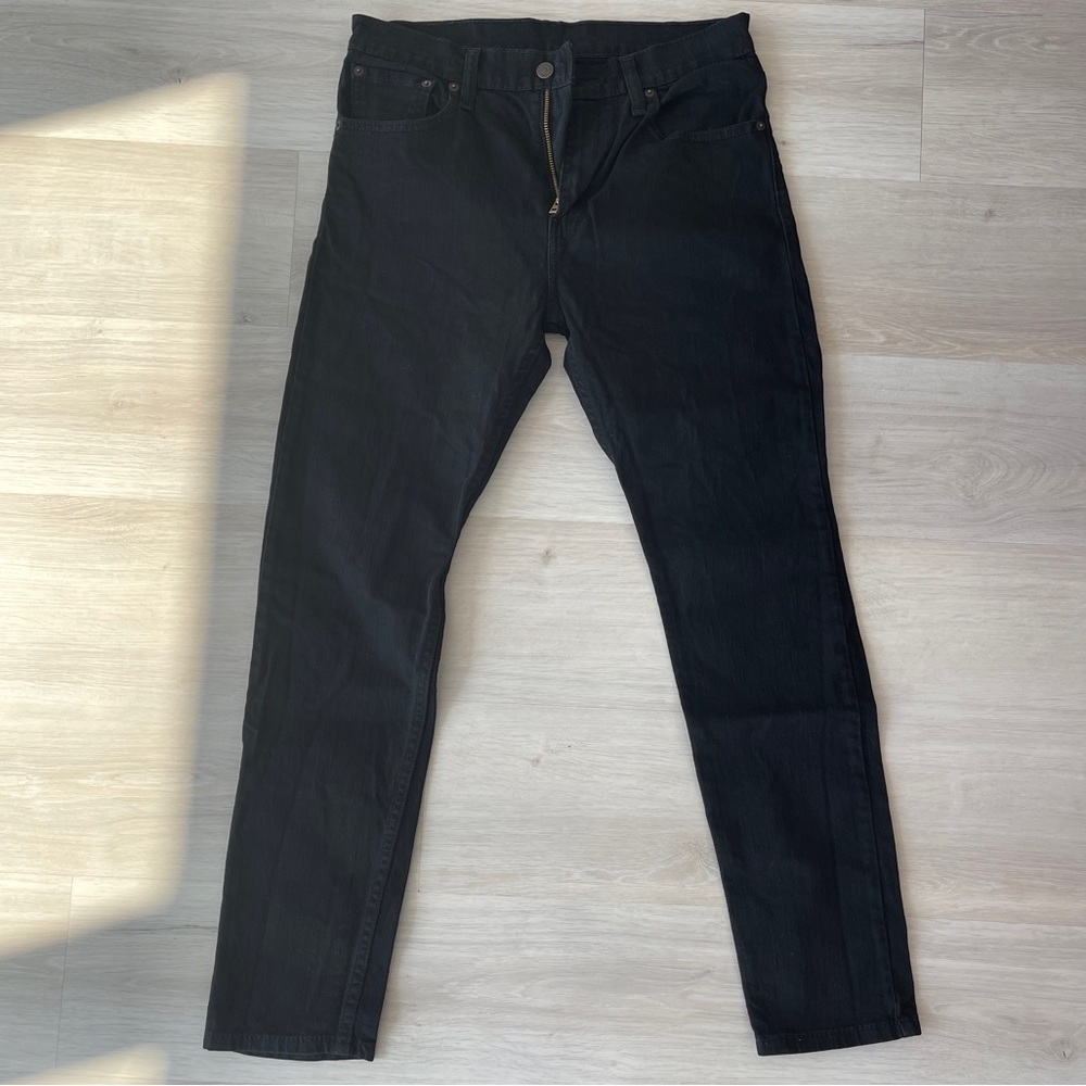 Men’s Levis 512 Black pants W30 L30 Slim Tapered